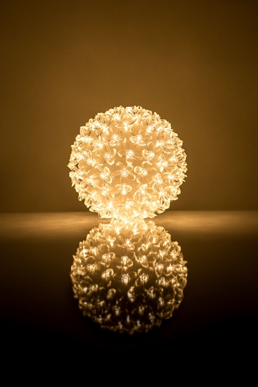 Picture of iLike Bumba ar puķēm RS-209 100LED D-14cm Warm White