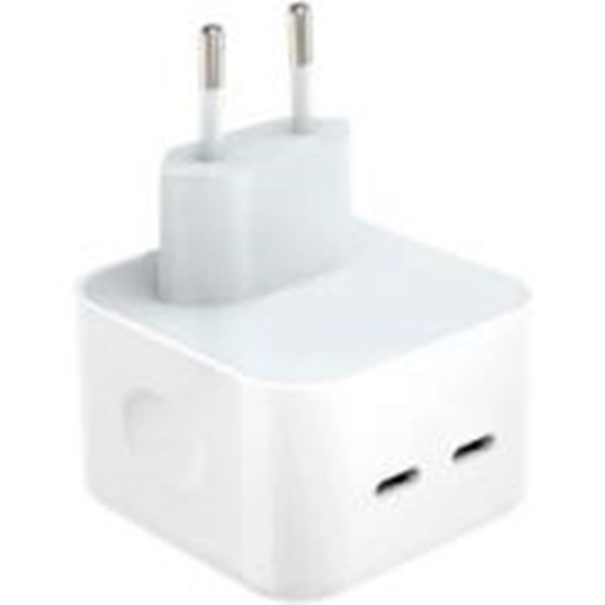 Изображение iLike CH1 35W Dual Port USB-C Fast Charger for all Apple devices (Analog A2676 MNWP3ZM/A) White