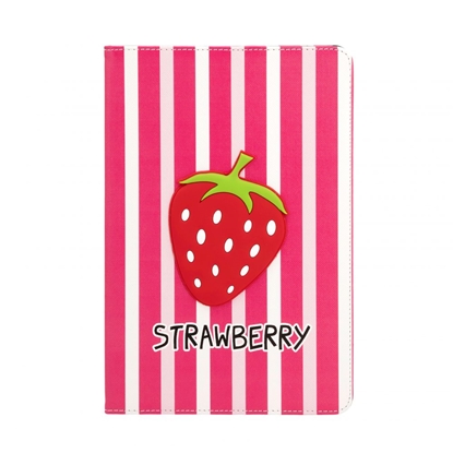 Attēls no iLike Galaxy Tab A9 Plus 11 Tablet Case Design SM-X210/SM-X215/SM-X216 Strawberry