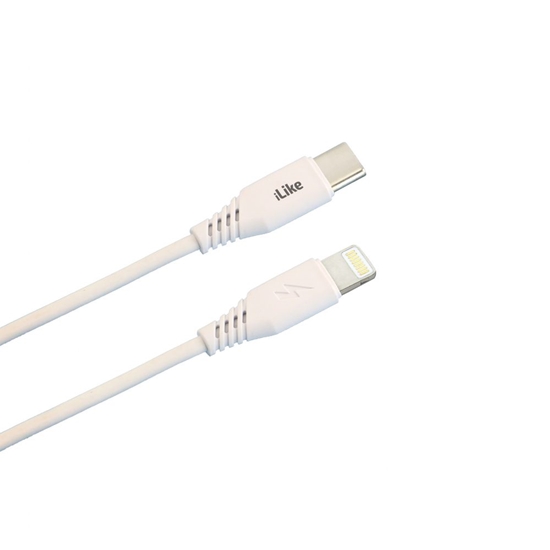 Изображение iLike iLike Charging Cable Type-C to Lightning CTL01 White