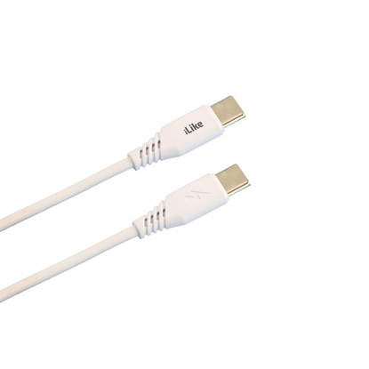 Picture of iLike iLike Evelatus Charging Cable Type-C to Type-C CTT01 White