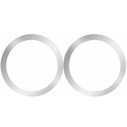 Picture of iLike MG2 Sticky 3M Metal Plate 2in1 set - 2x Magsafe Ring 55*45mm for Smartphone Cases Black