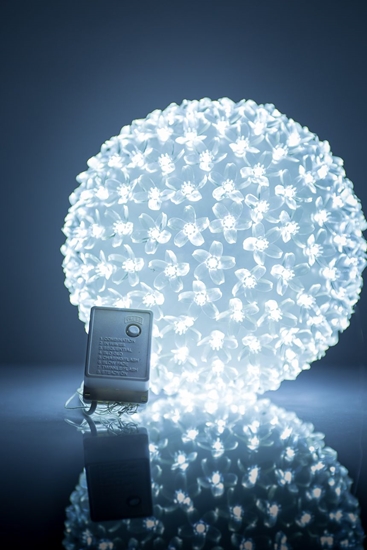 Изображение iLike N/A Bumba ar puķēm 465 200LED D-20cm White