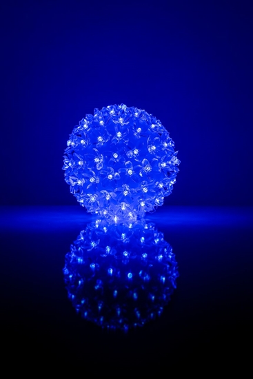 Picture of iLike N/A Bumba ar puķēm RS-209 100LED D-14cm Blue