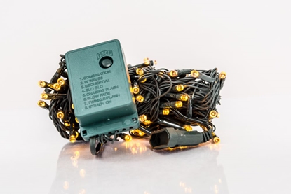 Picture of iLike N/A Ziemassvētku lampiņu virtene 100LED RS-111 7m. Yellow