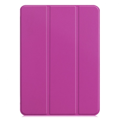 Attēls no iLike Redmi Pad 5 11 / Pad 5 Pro 11 Tri-Fold Eco-Leather Stand Case Purple