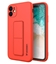 Attēls no iLike Samsung Galaxy A22 5G Kickstand Case Silicone Stand Cover Red