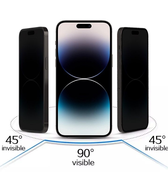 Изображение iLike Samsung GALAXY A24 4G/A25 5G/M34 5G/M35 5G Tempered Privacy Glass Black