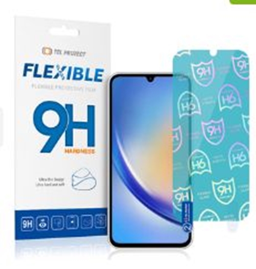 Изображение iLike Samsung GALAXY A34 5G HYBRID GLASS TEL PROTECT BEST FLEXIBLE