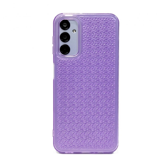 Изображение iLike Samsung Galaxy A34 5G Silicone case Shine Transparent Violet