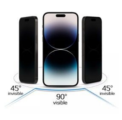 Attēls no iLike Samsung GALAXY A34 5G TEMPERED PRIVACY GLASS Black