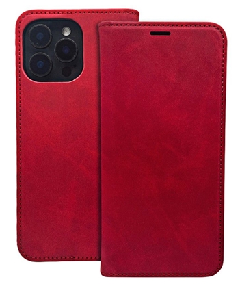 Attēls no iLike Samsung Galaxy A35 5G Smart Suede case Red