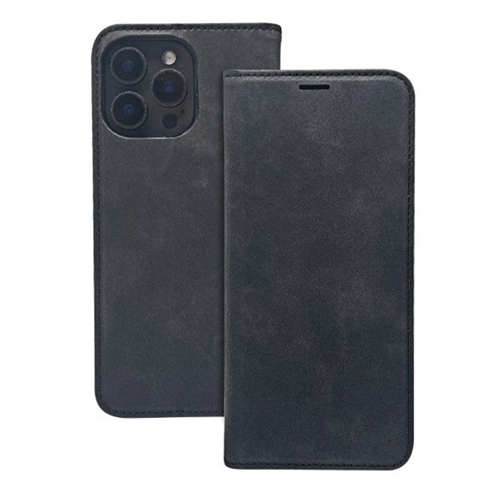 Picture of iLike Samsung Galaxy A54 5G Smart Suede case Black