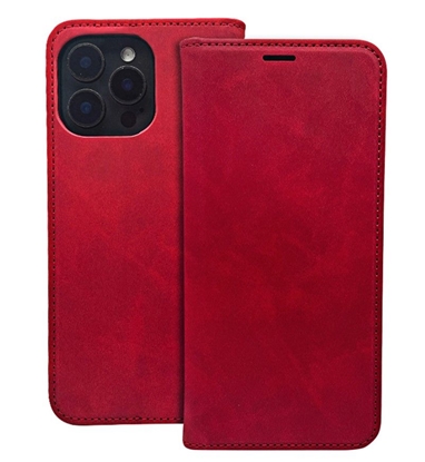 Attēls no iLike Samsung Galaxy A55 5G Smart Suede case Red