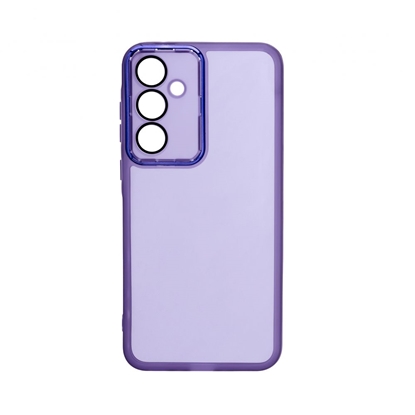 Attēls no iLike Samsung Galaxy A55 Transparent Case and Camera Protection Purple