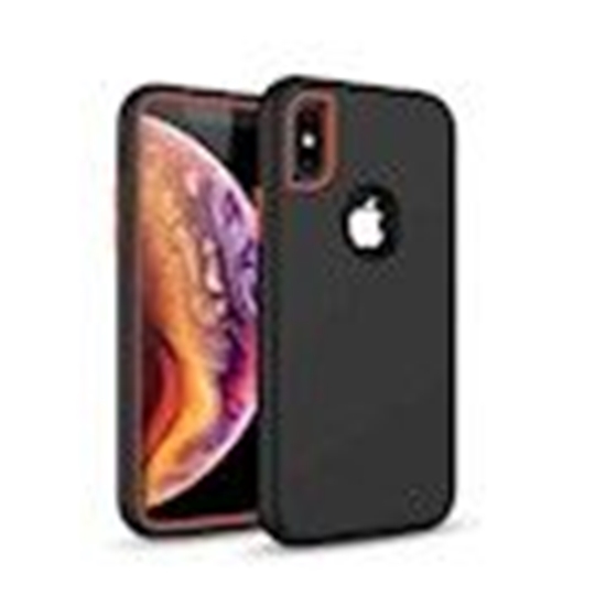 Picture of iLike Samsung Galaxy A70 Defender Solid 3in1 case Black