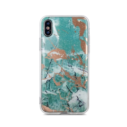 Attēls no iLike Samsung Galaxy A70 Marmur case Green