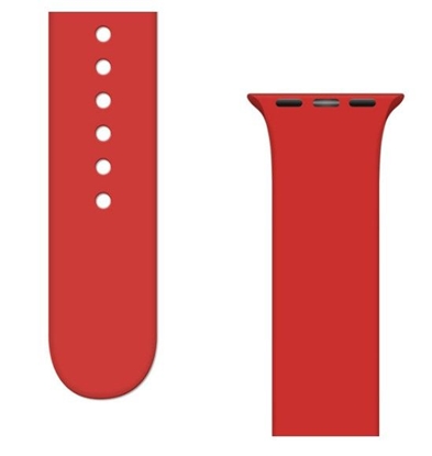 Изображение iLike Strap APS Silicone Watch Band 8/7/6/5/4/3/2 / SE (41/40 / 38mm) Strap Watchband Red