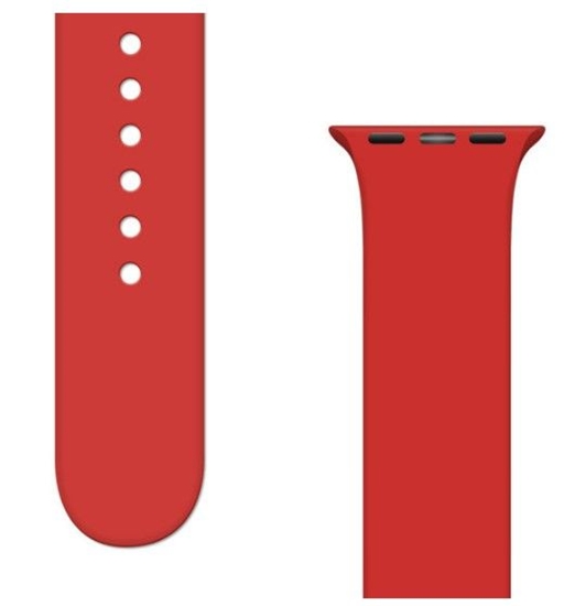 Picture of iLike Strap APS Silicone Watch Band Ultra / 8/7/6/5/4/3/2 / SE (45/44 / 42mm) Strap Watchband Red