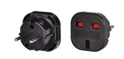 Attēls no iLike UK/EU CHARGER ADAPTER Black