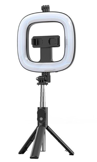 Изображение iLike Universal SELFIE HANDLE TRIPOD AND RING LIGHT BLUETOOTH Black