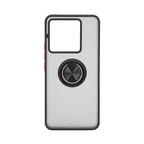 Picture of iLike Xiaomi Redmi Note Pro 13 5G Hybrid Case With Ring Black