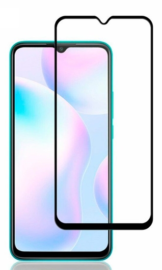 Picture of iLike Xiaomi Xiaomi Redmi 9a 2.5D Black Frame Full Glue