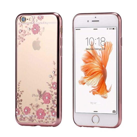 Изображение iLike Xiaomi Xiaomi Redmi Note 8 / Redmi Note 8 2021 Back Case FLOWER Rose Gold