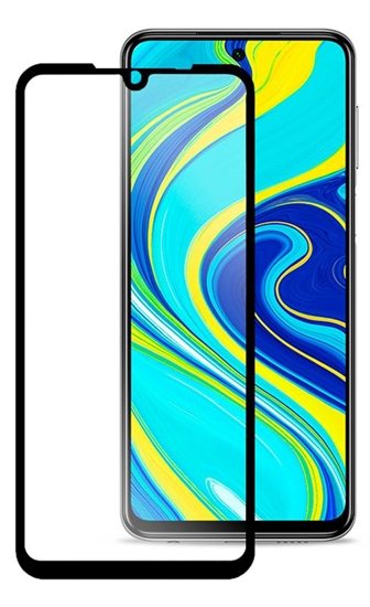 Изображение iLike Xiaomi Xiaomi Redmi Note 9 Pro / Redmi Note 9S 2.5D Black Frame Full Glue