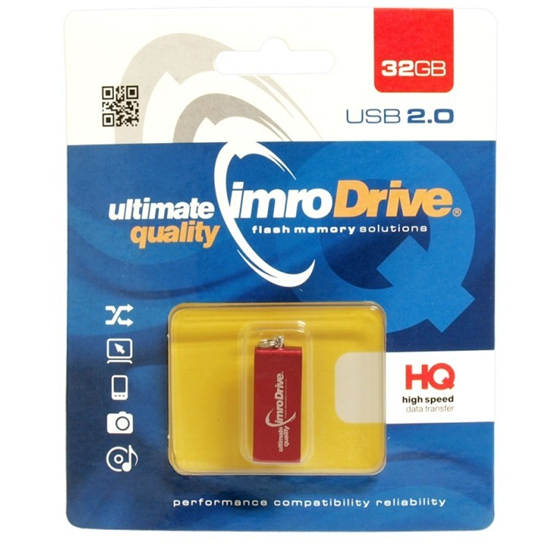 Picture of Imro pendrive 32GB USB 2.0 Edge red