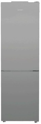 Picture of INDESIT Refrigerator | INK 25361 S4E | Energy efficiency class E | Free standing | Combi | Height 186.5 cm | No Frost system | Fridge net capacity 210 L | Freezer net capacity 106 L | 37 dB | Silver