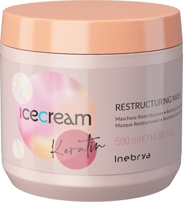 Picture of Inebrya Ice Cream Keratin keratynowa maska restrukturyzujca do wosów 500ml