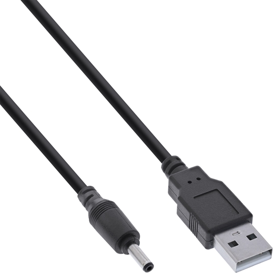 Picture of Kabel USB Axagon USB-A - DC 3.5 x 1.35 mm 1 m Czarny (26806A)