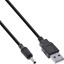Изображение Kabel USB Axagon USB-A - DC 3.5 x 1.35 mm 1 m Czarny (26806A)