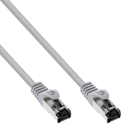 Picture of InLine® Patchkabel, S/FTP (PiMf), Cat.8.1, 2000MHz, halogenfrei, grau, 3m