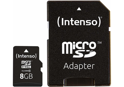 Изображение Intenso microSDHC            8GB C10 + Adapter