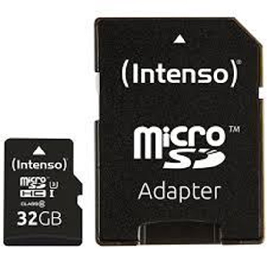 Picture of Intenso microSDHC           32GB C10 UHS-I Professional + Adapter