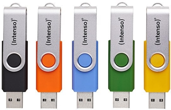 Picture of Intenso Office Line      5x 64GB USB Stick 3.2  Multipack x5 bunt