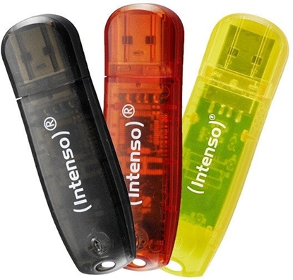 Picture of Intenso Rainbow Line         8GB USB Stick 2.0  Multipack x3 bunt