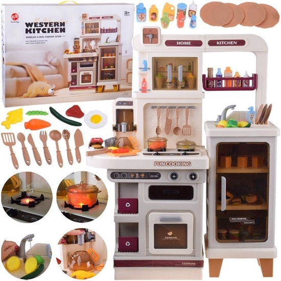 Picture of Interaktywna beowa kuchnia dla dzieci + efekty: wiato dwik para ZA5766