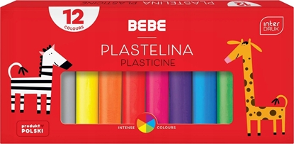 Attēls no Interdruk Plastelina 12 kolorów B&B Kids