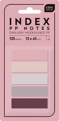 Picture of Interdruk Zakadki indeksujce PP Nude 125szt mix