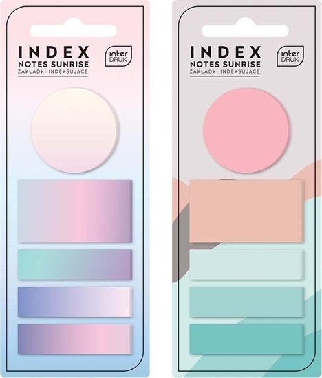 Picture of Interdruk Zakadki indeksujce Sunrise 125szt mix