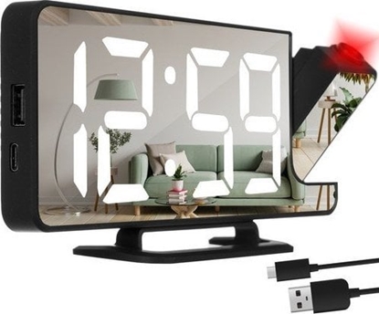 Picture of Izoxis Budzik- zegar LED z projektorem Izoxis 19576