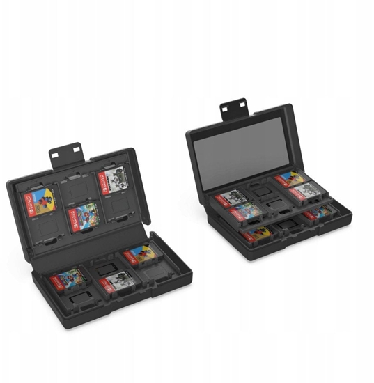 Изображение YAXO Etui na 24 karty z grami STORAGE SET do NS/NS2 Techno Black