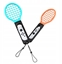 Attēls no YAXO Uchwyt do Joy-Con TENNIS PRO SET do NS/NS2 Inferno Orange&Hydro Blue
