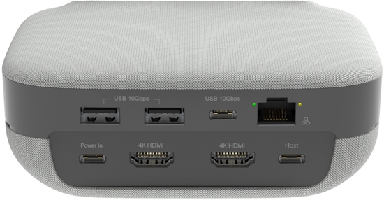 Изображение j5create JCDS337-N stacja dokujca Przewodowa USB 3.2 Gen 2 (3.1 Gen 2) Type-C Szary, Biay