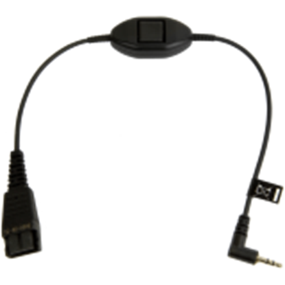 Изображение Jabra 8800-00-55 audio cable 0.3 m QD 2.5mm jack Black