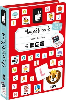 Attēls no Janod Magnetyczna ukadanka Polski Alfabet Magnetibook, Janod