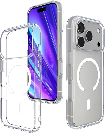 Изображение JCPal DualPro MagSafe Compatible Case - etui MagSafe do iPhone 17 Pro Max przeroczyste